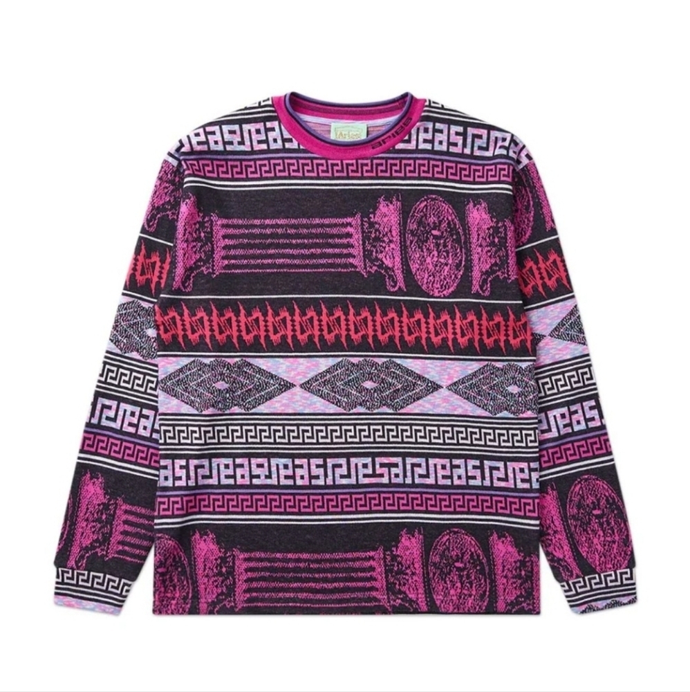 Aries aries column jaquard longsleeve (lilac)